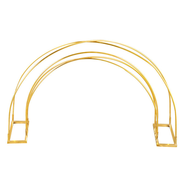 Wedding props party decoration rainbow road lead iron shelf. wedding props. stage T stage ornaments. colorful geometric arch flower stand