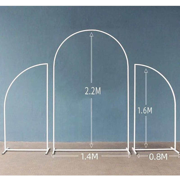 Wedding props party decoration Triple Gate Wedding Props Iron Arch Frame Balloon Flower Art Support Background Frame Decorative Frame