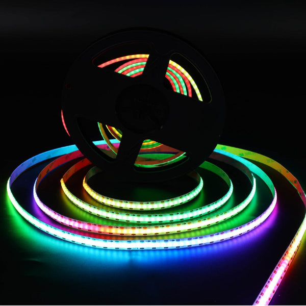 Wedding props party decoration 10MM Phantom COB Light Belt with 5V Full Color Programmable 180 Lamp TV Atmosphere Esports Flowing Colorful Light