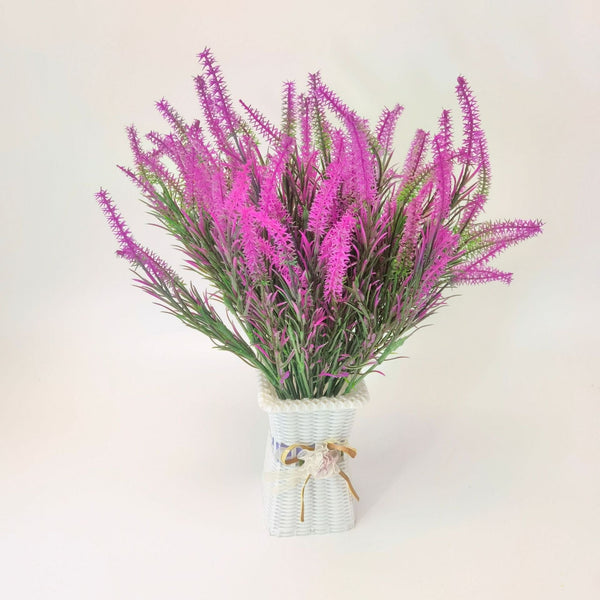 Wedding props decoration imitation dogtail lavender pastoral dogtail plant potted coffee table decoration Provence lavender