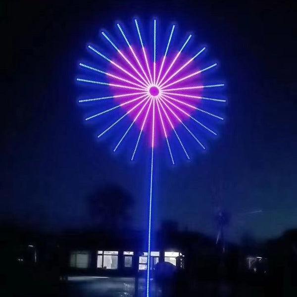 Wedding props party decoration Fireworks lights Bluetooth voice-activated USB 5LED water magic lights with APP control Christmas day decorative lights