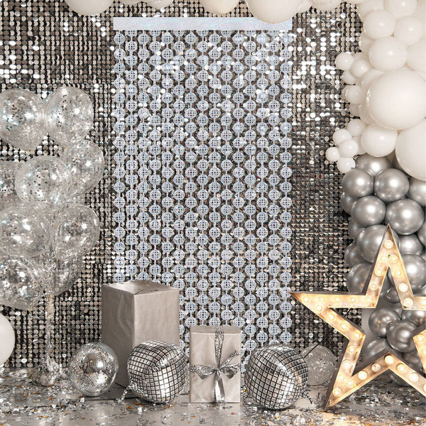 Wedding props party decoration Disco Rain Silk Door Curtain Bar Birthday Party Atmosphere Background Wall Decoration Supplies Prop Decoration Pendant