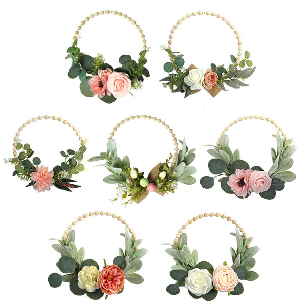 New spring garland easter garland decoration artificial plant garland home front door decoration