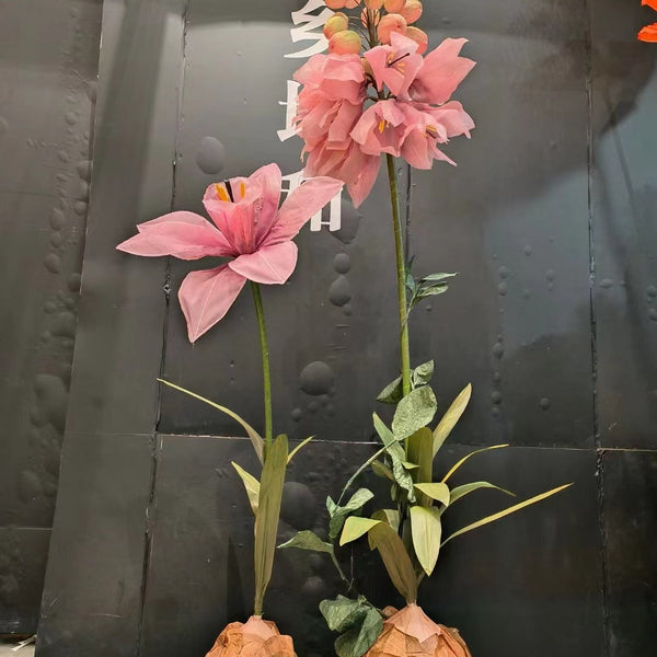 Wedding props party decoration  Simulated green plants. real silk. large flying swallow flower stage decoration. simulated flower wedding decoration. shopping mall window display. beautiful display