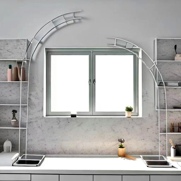 Wedding wrought iron double pole arch shelf stage layout catwalk flower door wedding scene decoration door background door type