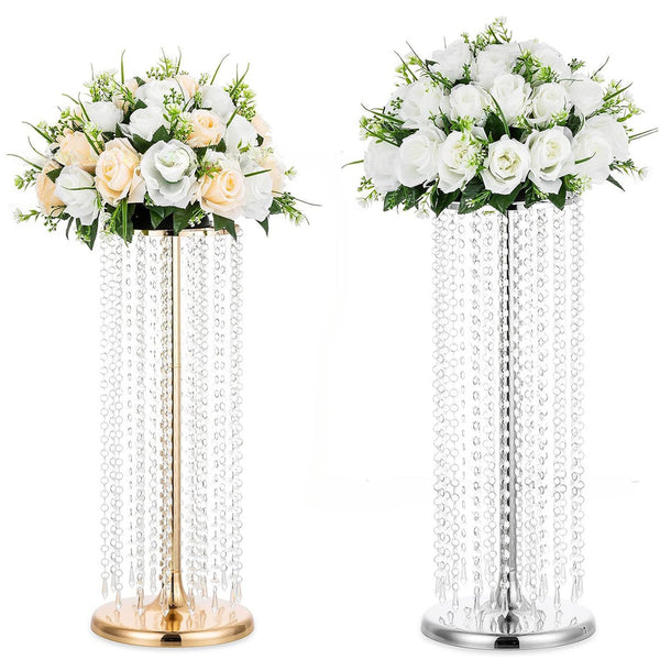 Wedding props party decoration  New wedding crystal bead curtain decorative pendant wedding welcome opening layout props desktop decoration ornaments